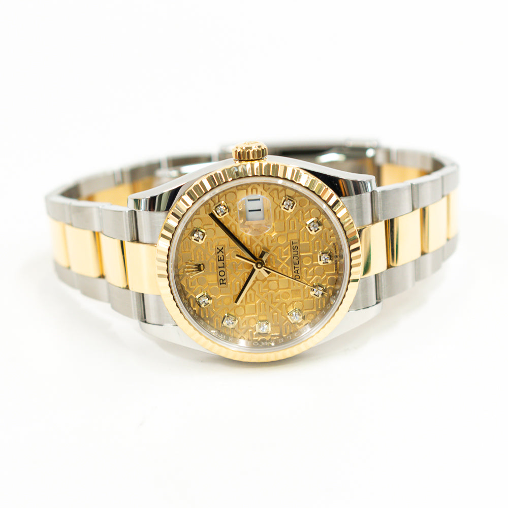 Datejust 36mm Steel and Yellow Gold 126233