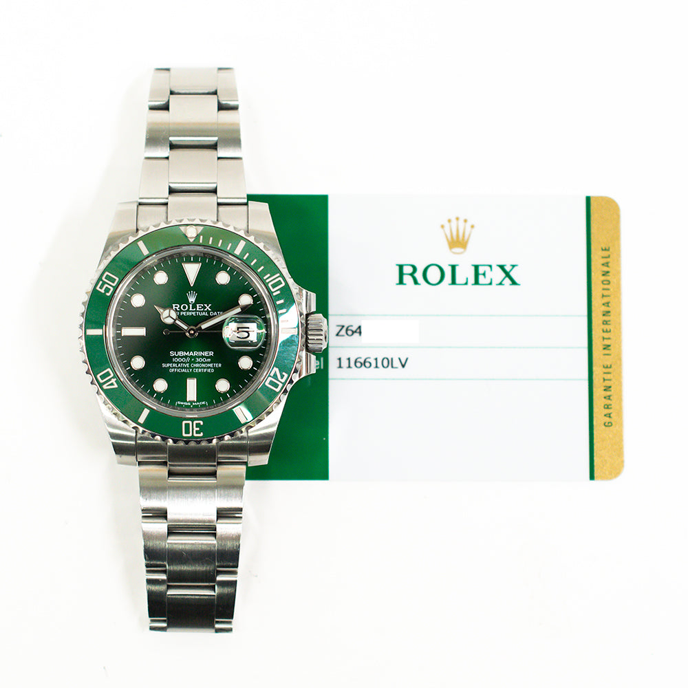 Submariner Date 40mm "Hulk" Steel 116610LV
