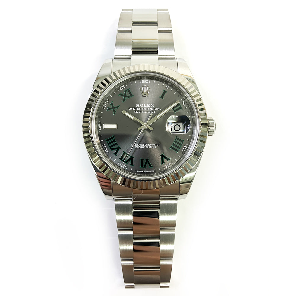 Datejust 41mm Steel and White Gold 126334