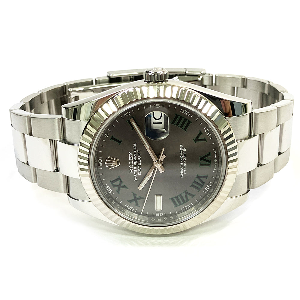 Datejust 41mm Steel and White Gold 126334