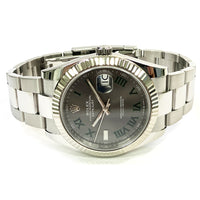 Datejust 41mm Steel and White Gold 126334