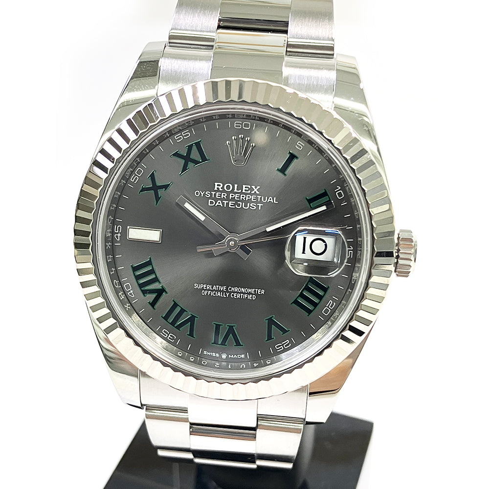 Datejust 41mm Steel and White Gold 126334