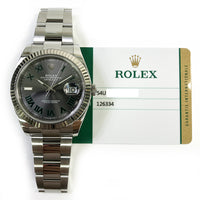 Datejust 41mm Steel and White Gold 126334