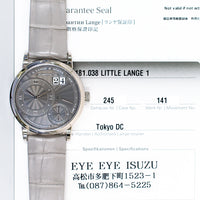 Lange 1 36.8mm White Gold 181.038