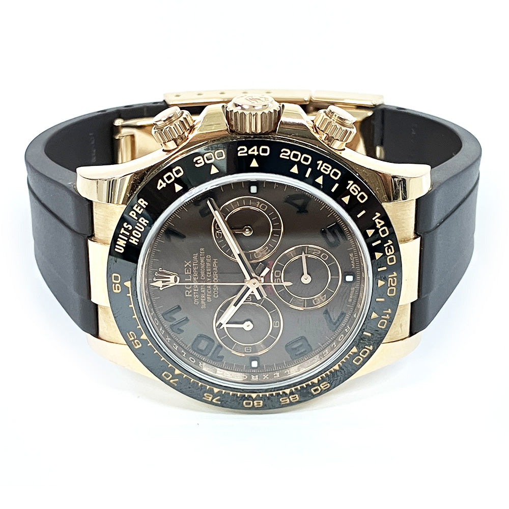 Daytona Rose Gold with Rubber Strap 116515LN