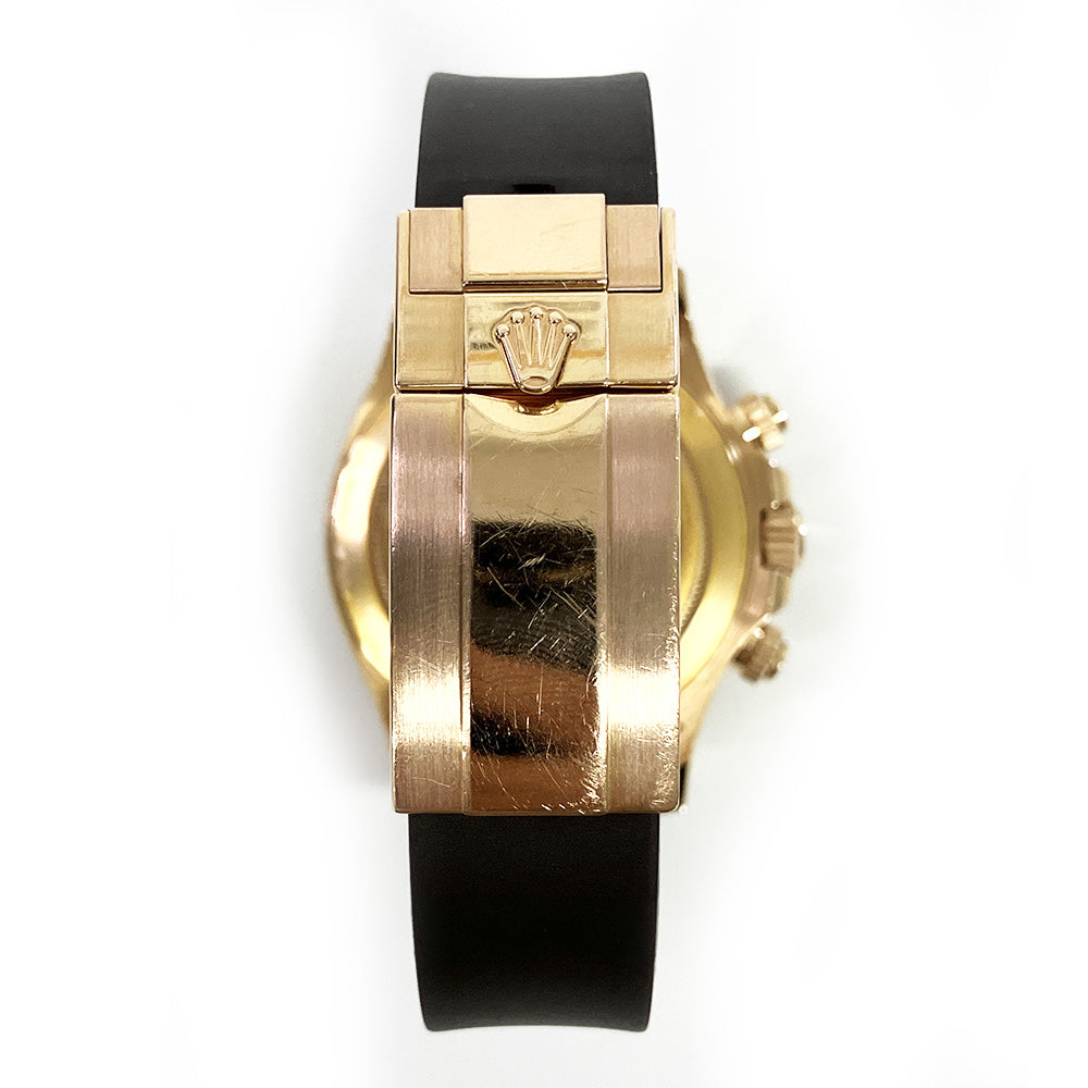 Daytona Rose Gold with Rubber Strap 116515LN