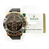 Daytona Rose Gold with Rubber Strap 116515LN