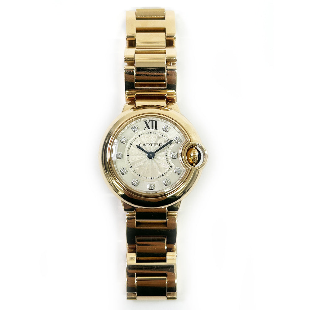 Ballon Bleu 28mm Quartz Rose Gold WE902025