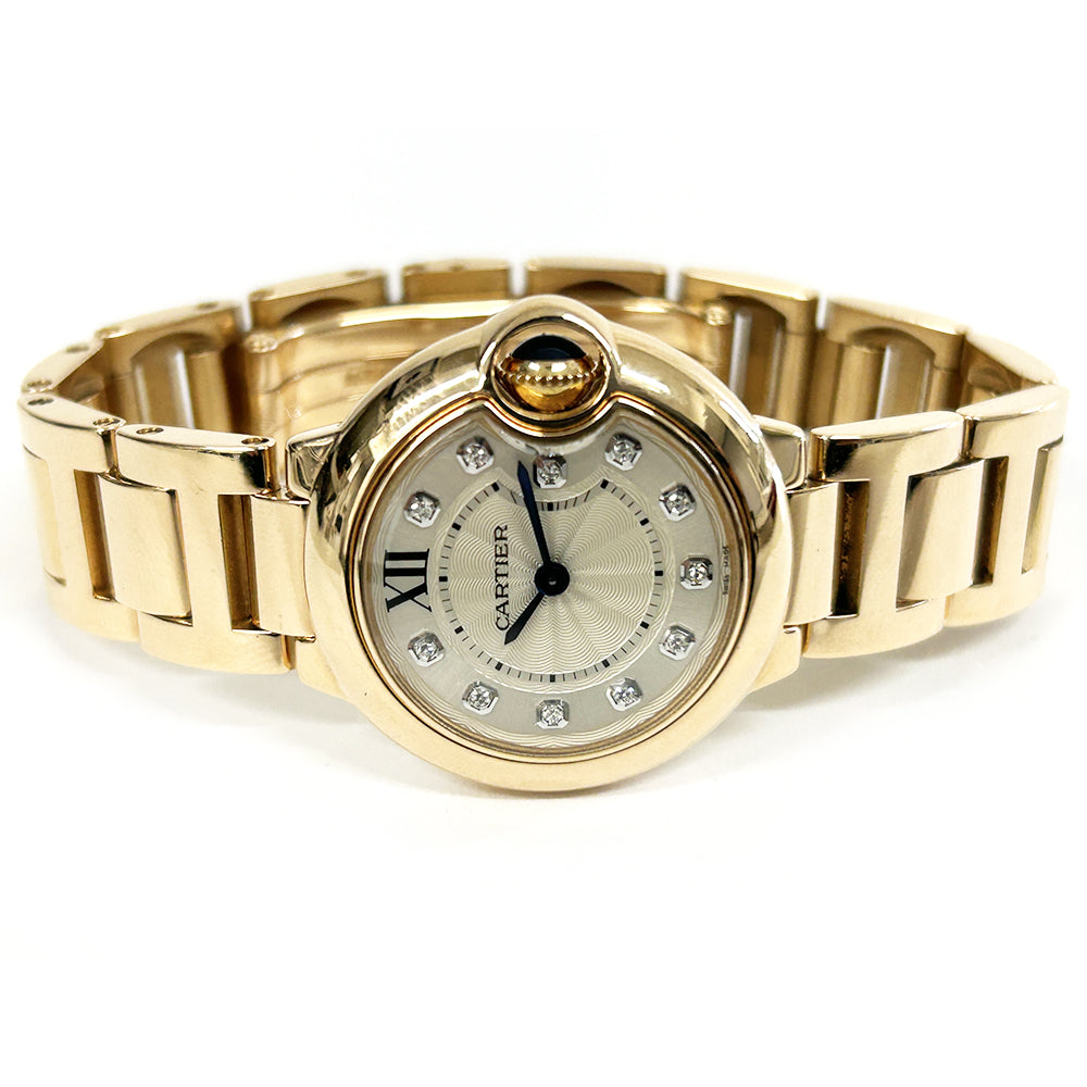 Ballon Bleu 28mm Quartz Rose Gold WE902025