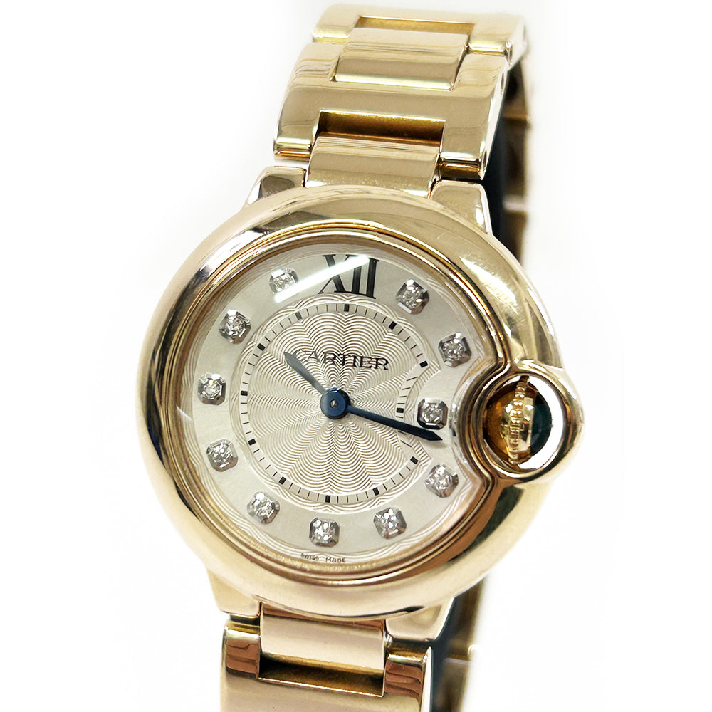 Ballon Bleu 28mm Quartz Rose Gold WE902025