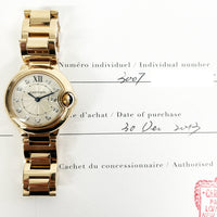 Ballon Bleu 28mm Quartz Rose Gold WE902025