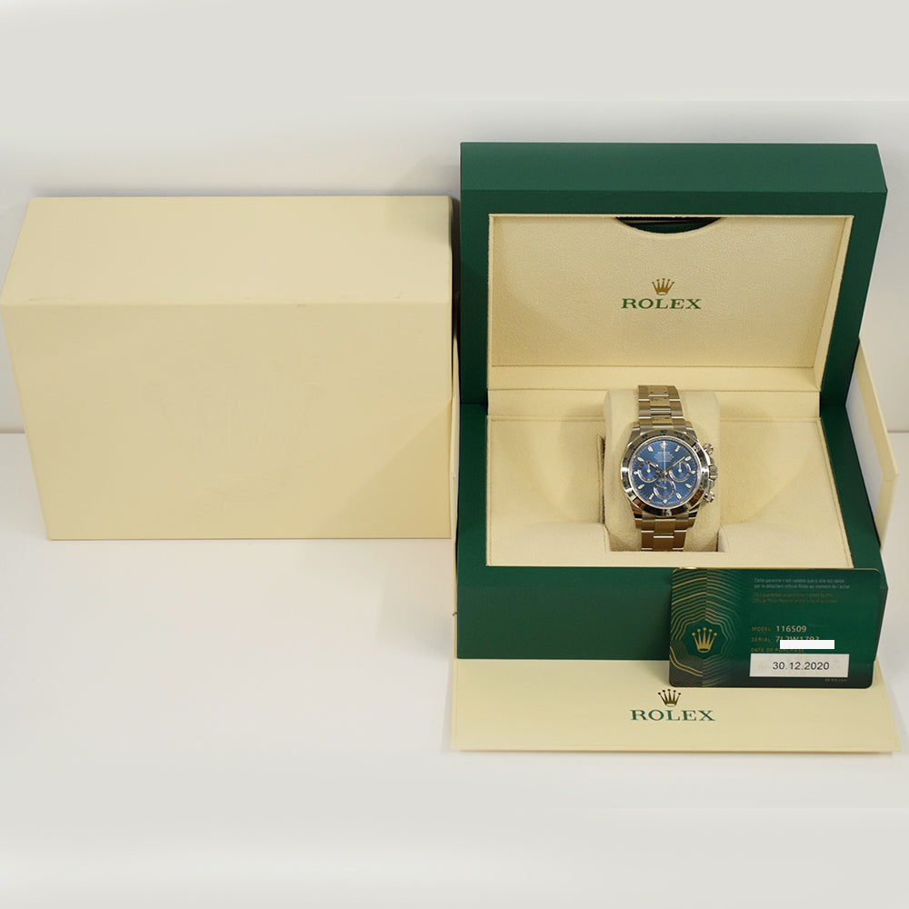 Daytona White Gold 116509