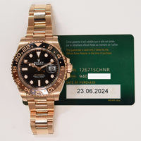 GMT-Master II "Root Beer" Rose Gold 126715CHNR