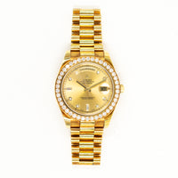 Day-Date 41mm Diamond Bezel Yellow Gold 218348A
