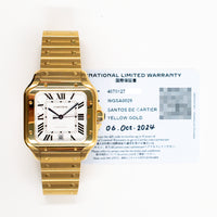 Santos de Cartier 47.5mm x 39.8mm Yellow Gold WGSA0029