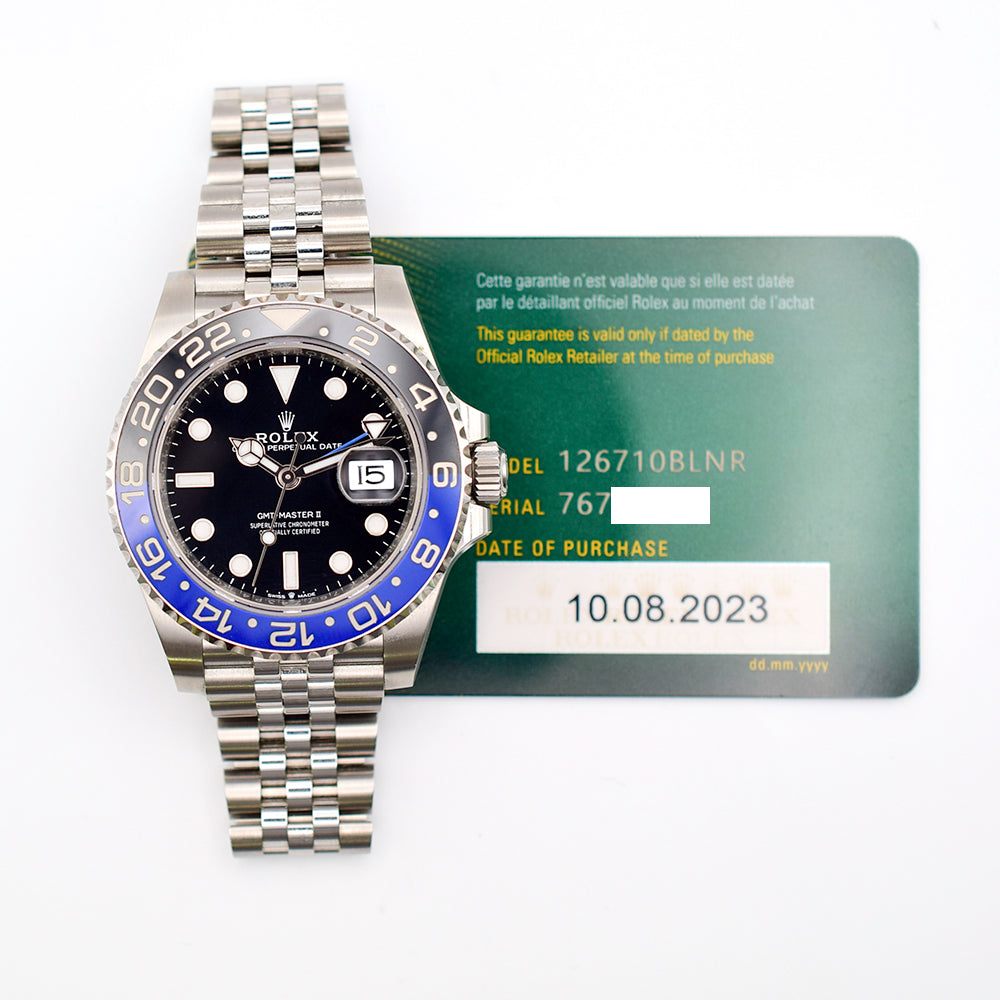 GMT-Master II "Batman" Steel 126710BLNR