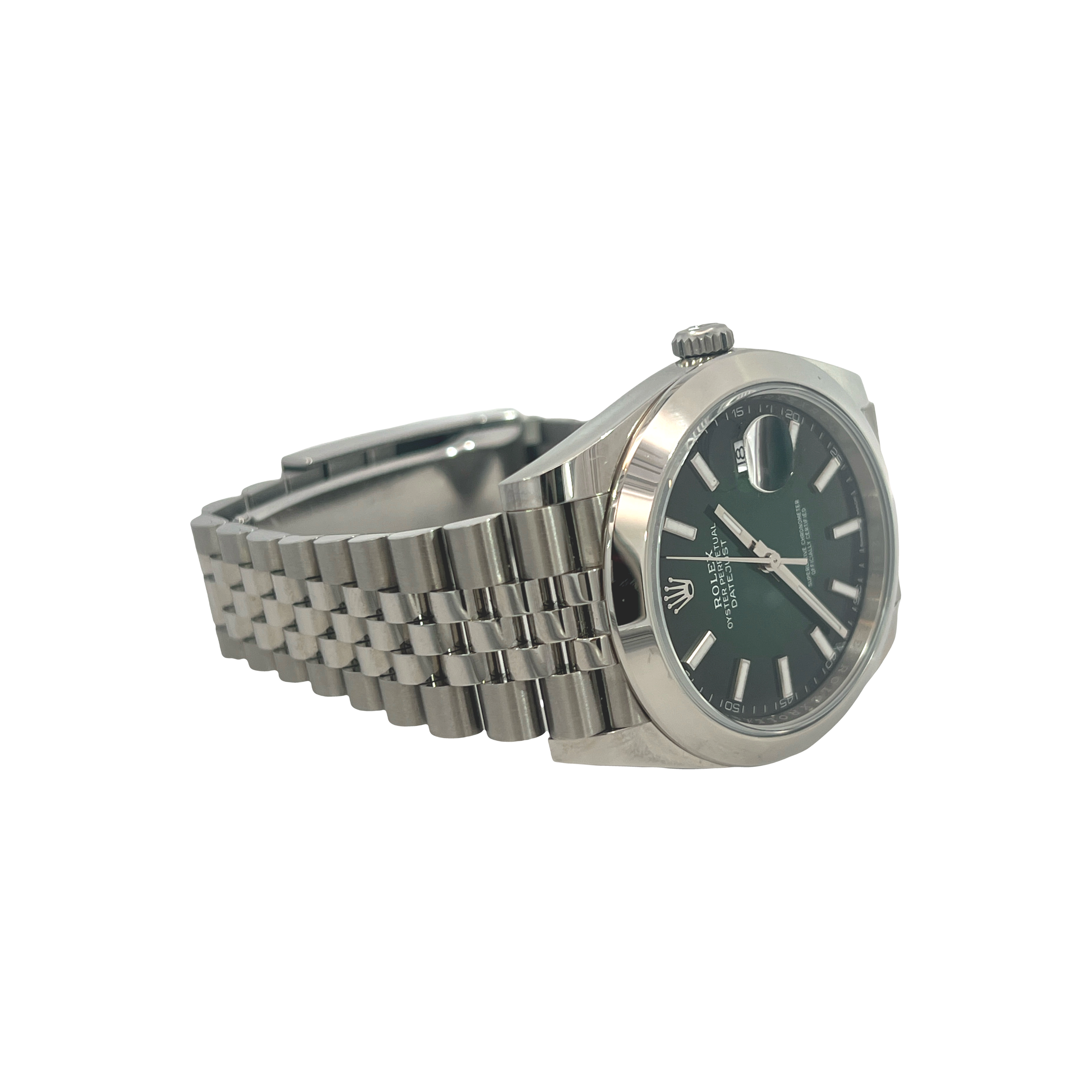 2026 Rolex Datejust 41 Green Ombré Dial Jubilee Bracelet Ref. 126300 | Complete Full Set