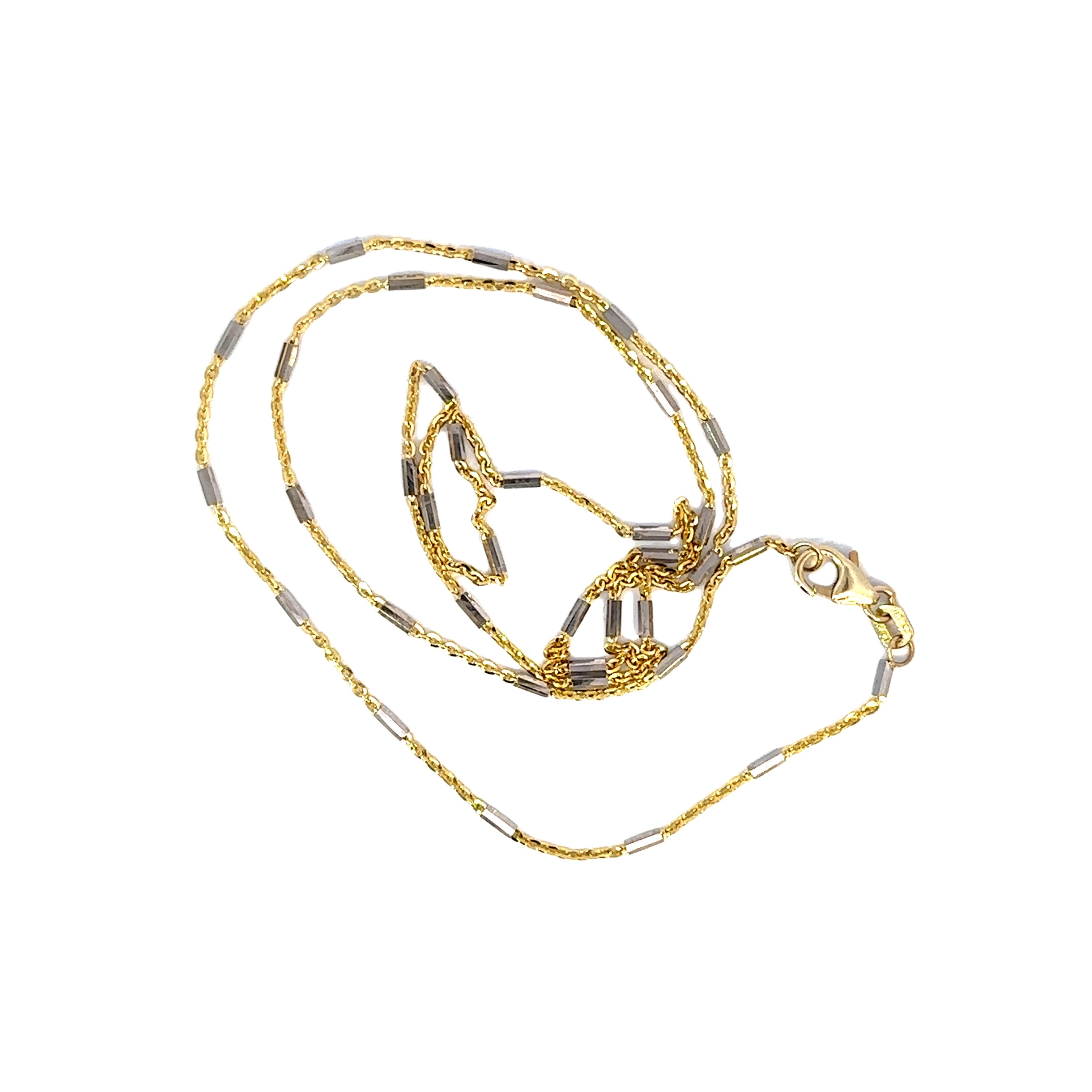 14k yg flat cable link station