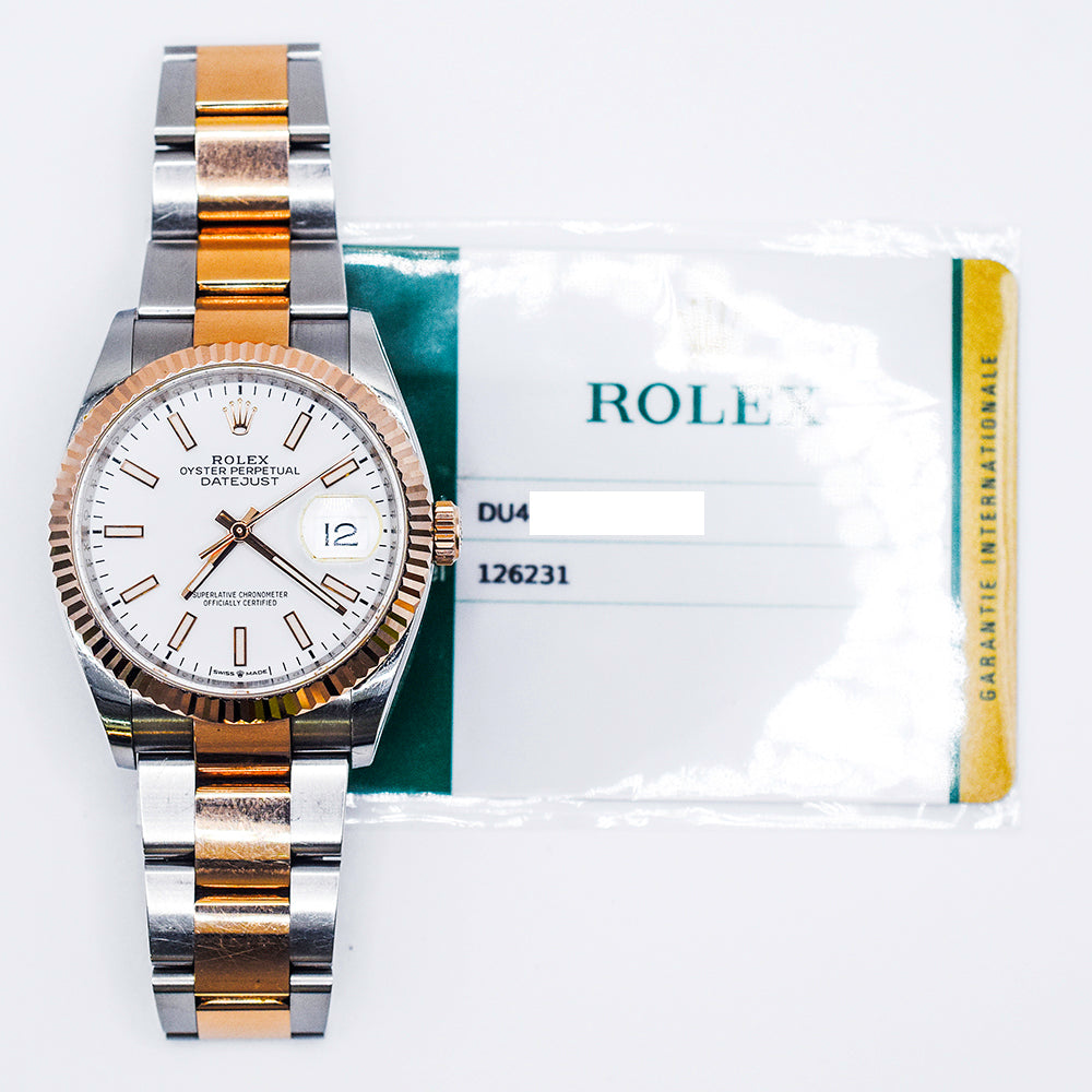 Datejust 36mm Steel and Rose Gold 126231