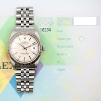 Datejust 36mm Steel and White Gold 16234