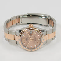 Datejust 31mm Diamond Bezel Steel and Rose Gold 278341RBR