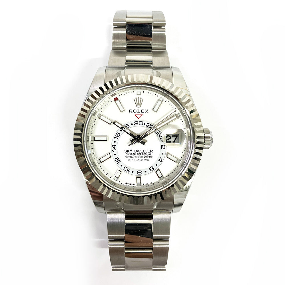 Sky-Dweller Steel and White Gold 336934