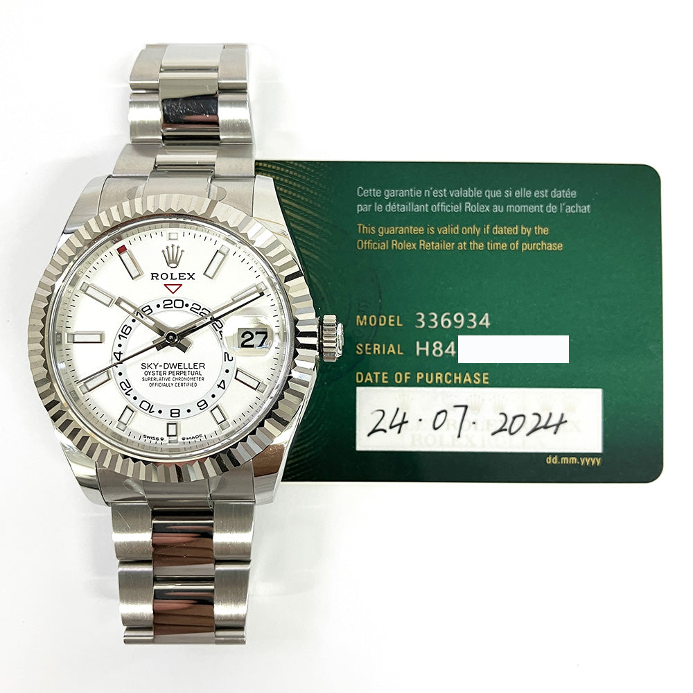 Sky-Dweller Steel and White Gold 336934