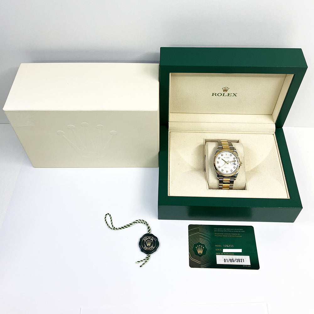 Datejust 36mm Steel and Yellow Gold 126233