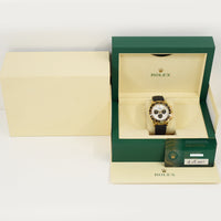 Daytona Yellow Gold On Strap 116518LN
