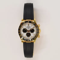 Daytona Yellow Gold On Strap 116518LN