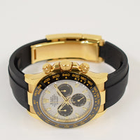 Daytona Yellow Gold On Strap 116518LN