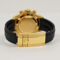 Daytona Yellow Gold On Strap 116518LN