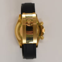 Daytona Yellow Gold On Strap 116518LN