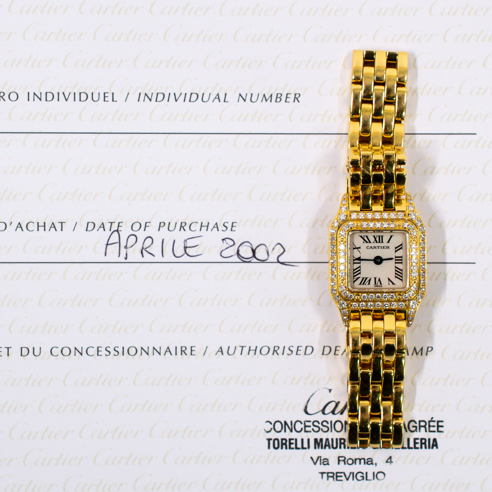 Panthère de Cartier Mini Yellow Gold WF3207Q7