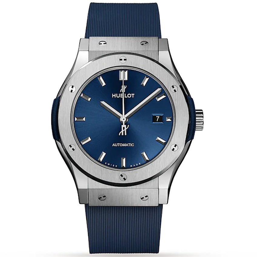 Classic Fusion 42mm Titanium Blue Automatic 542.NX.7170.RX