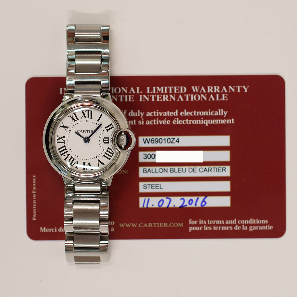 Ballon Bleu de Cartier 28mm Steel W69010Z4
