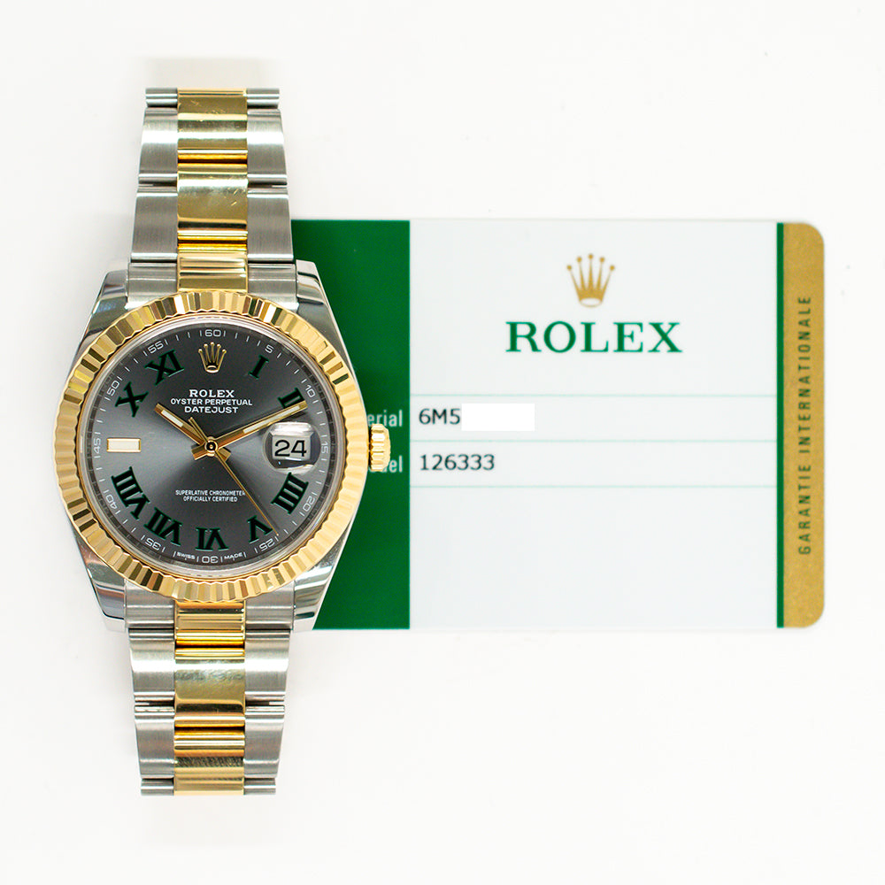 Datejust 41mm Steel and Yellow Gold 126333