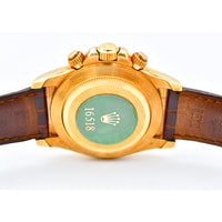 Daytona Yellow Gold  "Zenith Movement" on Leather Strap 16518