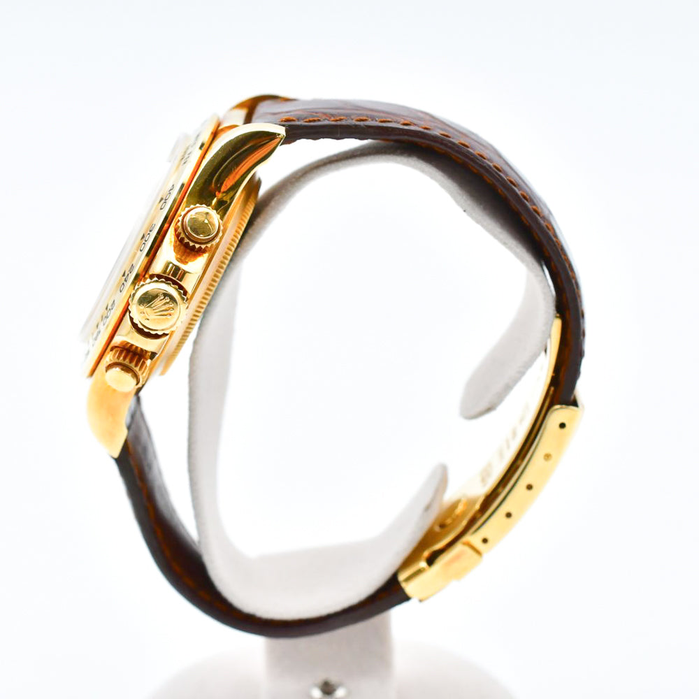 Daytona Yellow Gold  "Zenith Movement" on Leather Strap 16518
