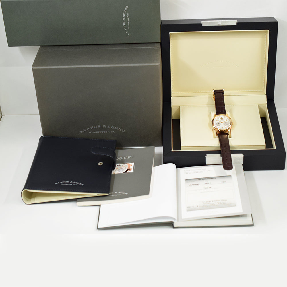 Saxonia Datograph 39mm Rose Gold Manual winding 403.032