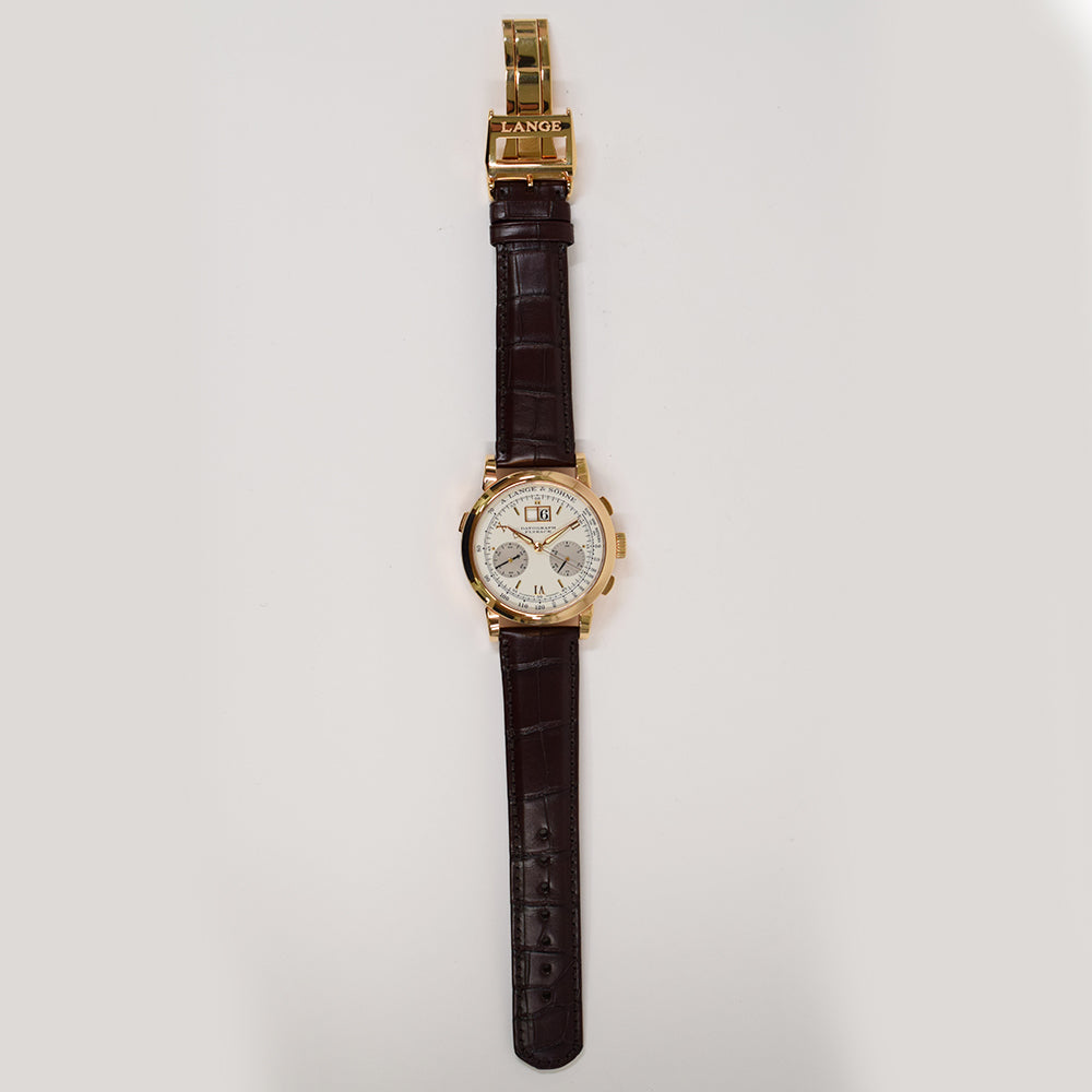Saxonia Datograph 39mm Rose Gold Manual winding 403.032