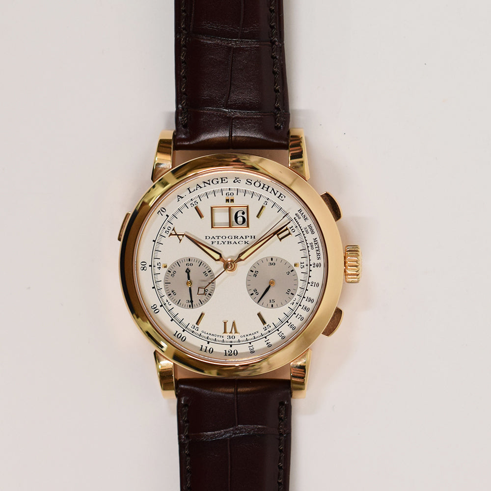 Saxonia Datograph 39mm Rose Gold Manual winding 403.032