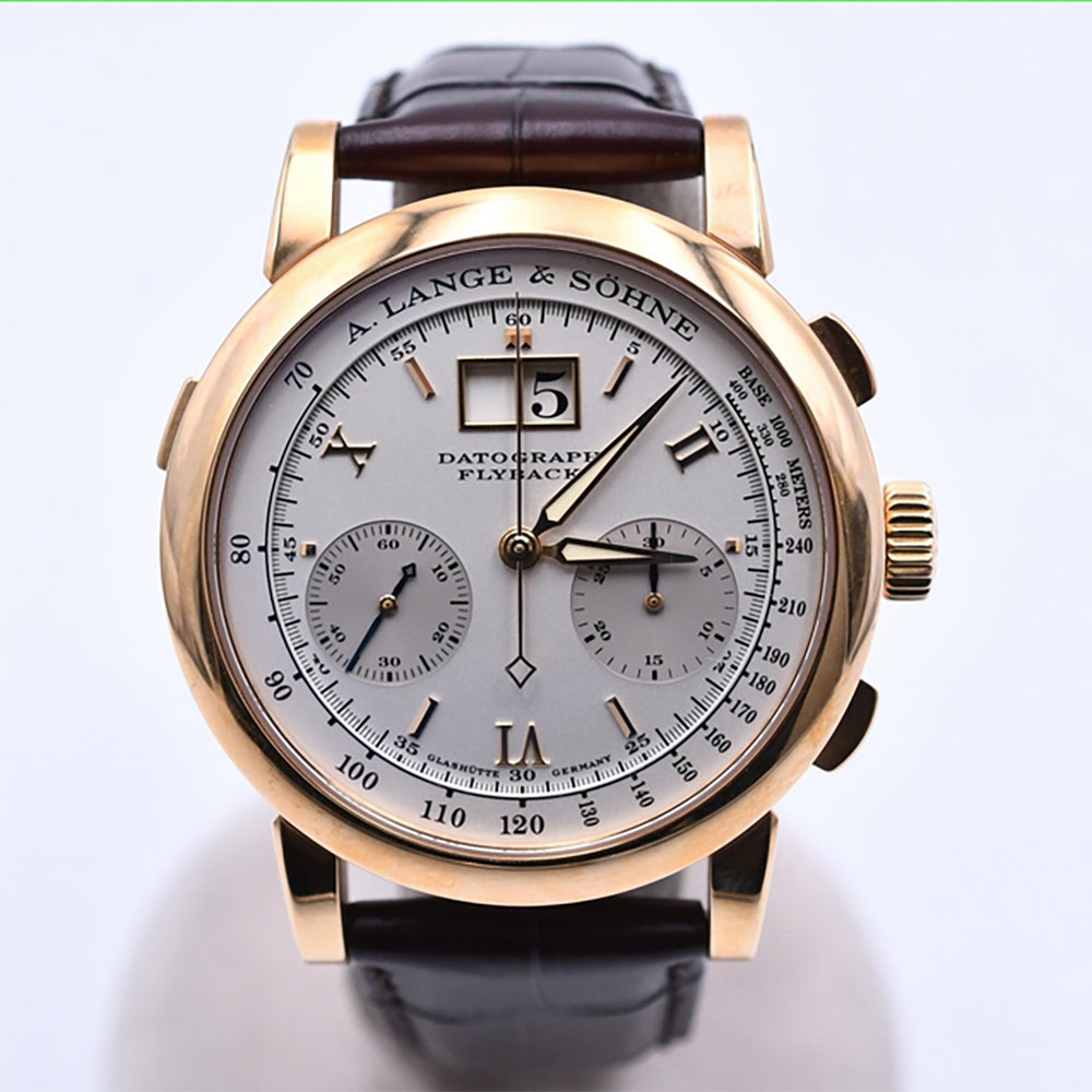 Saxonia Datograph 39mm Rose Gold Manual winding 403.032
