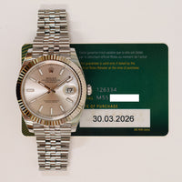 Datejust 41mm Steel and White Gold 126334