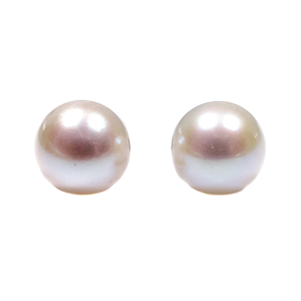 14kt White Gold 7.5-8mm Akoya Pearl Stud Earrings