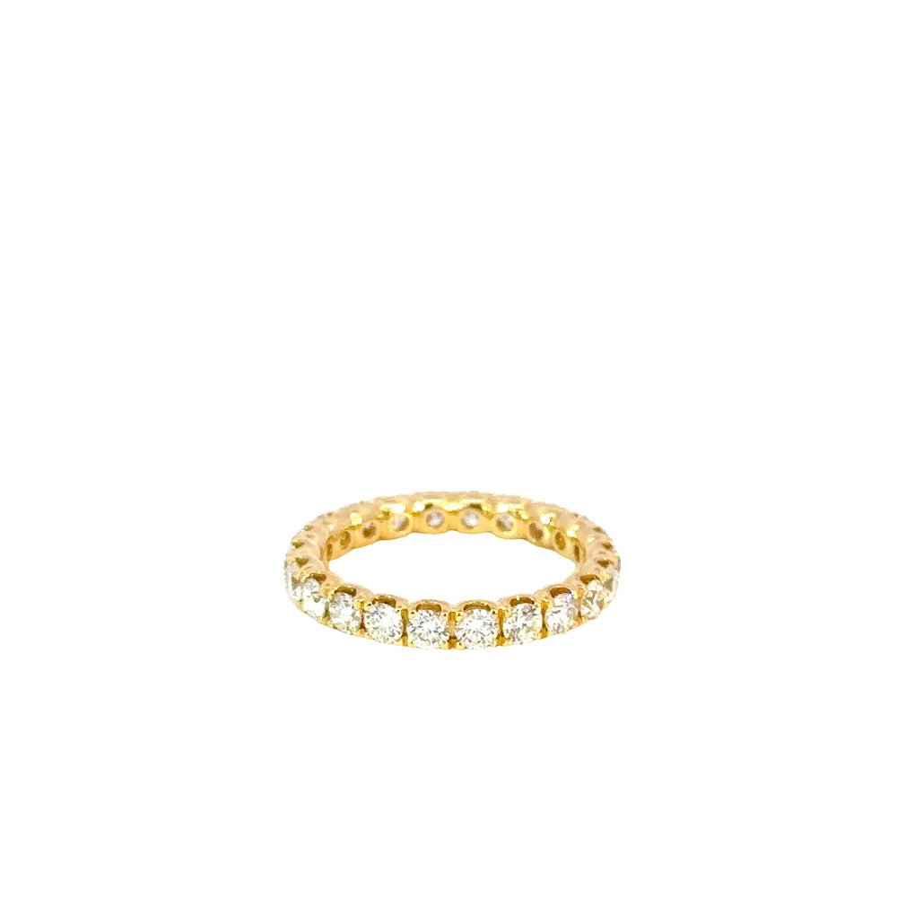 18k yellow gold eternity band