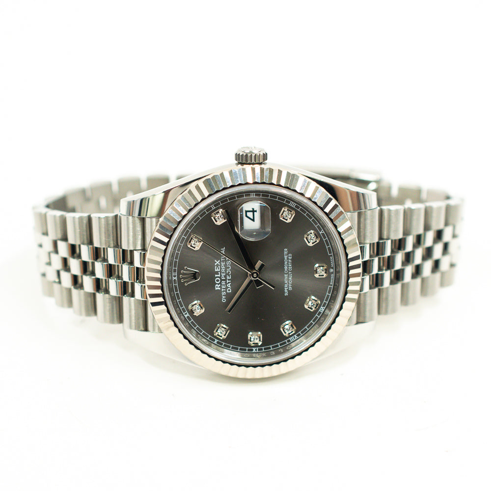 Datejust 41mm Steel and White Gold 126334G