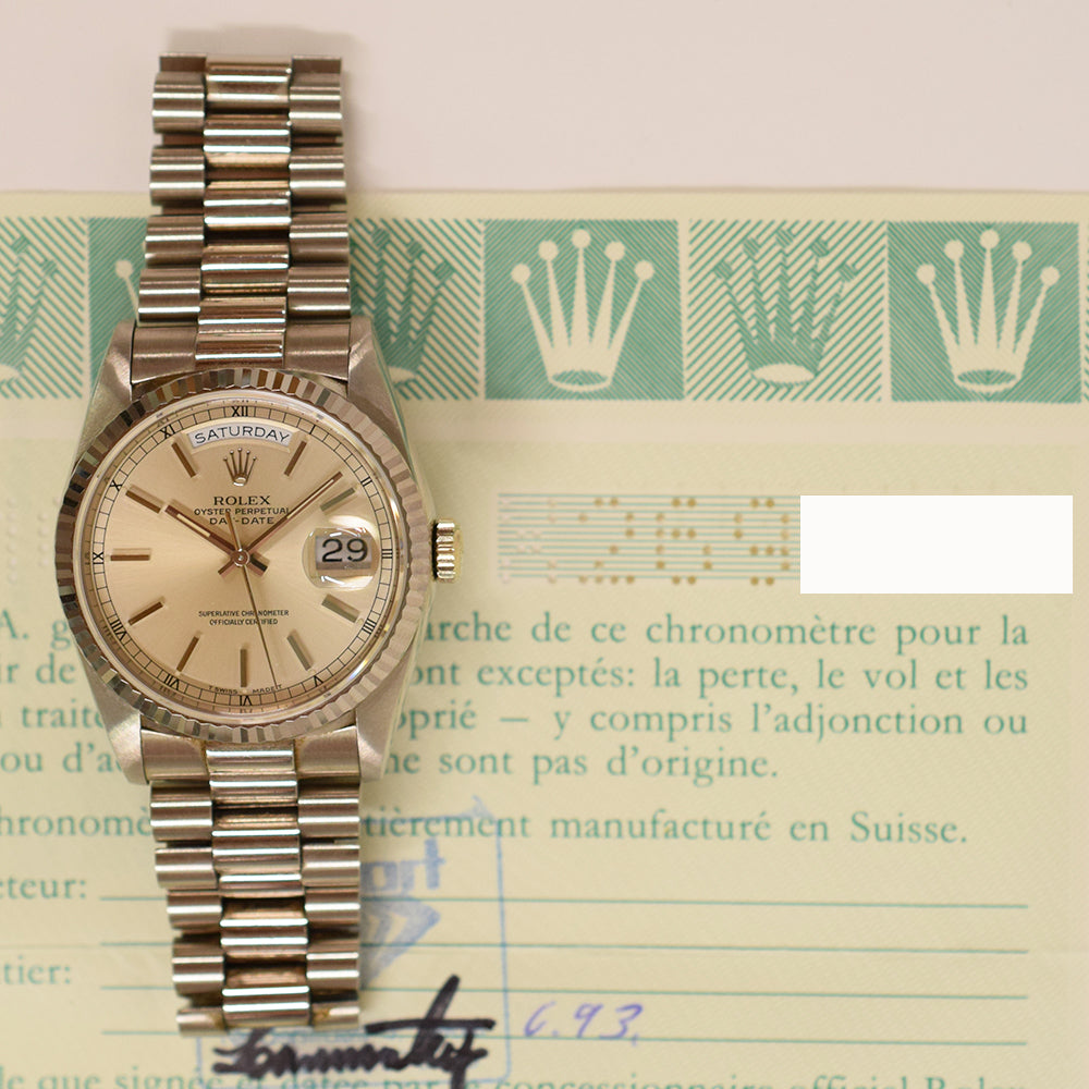 Day-Date 36mm White Gold 18239