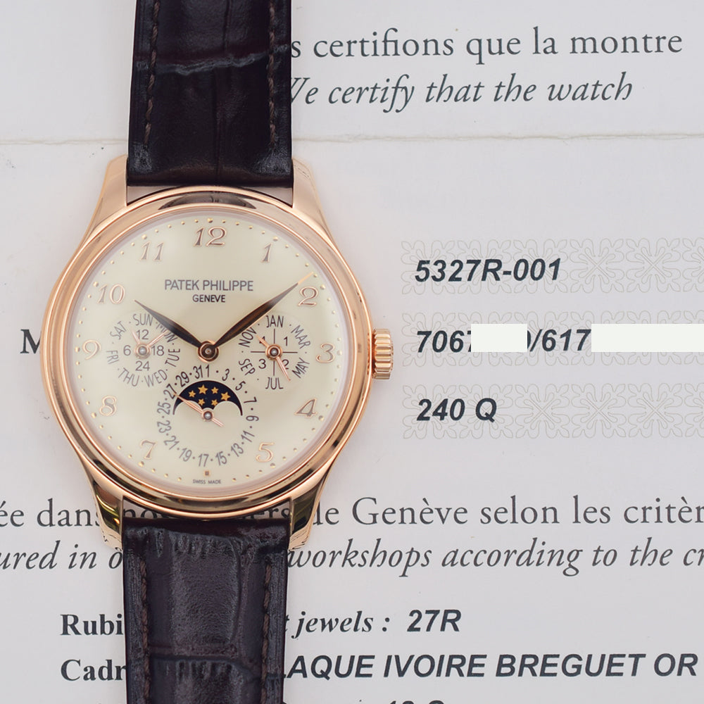 Perpetual Calendar 39mm Rose Gold Self-Winding 5327R-001