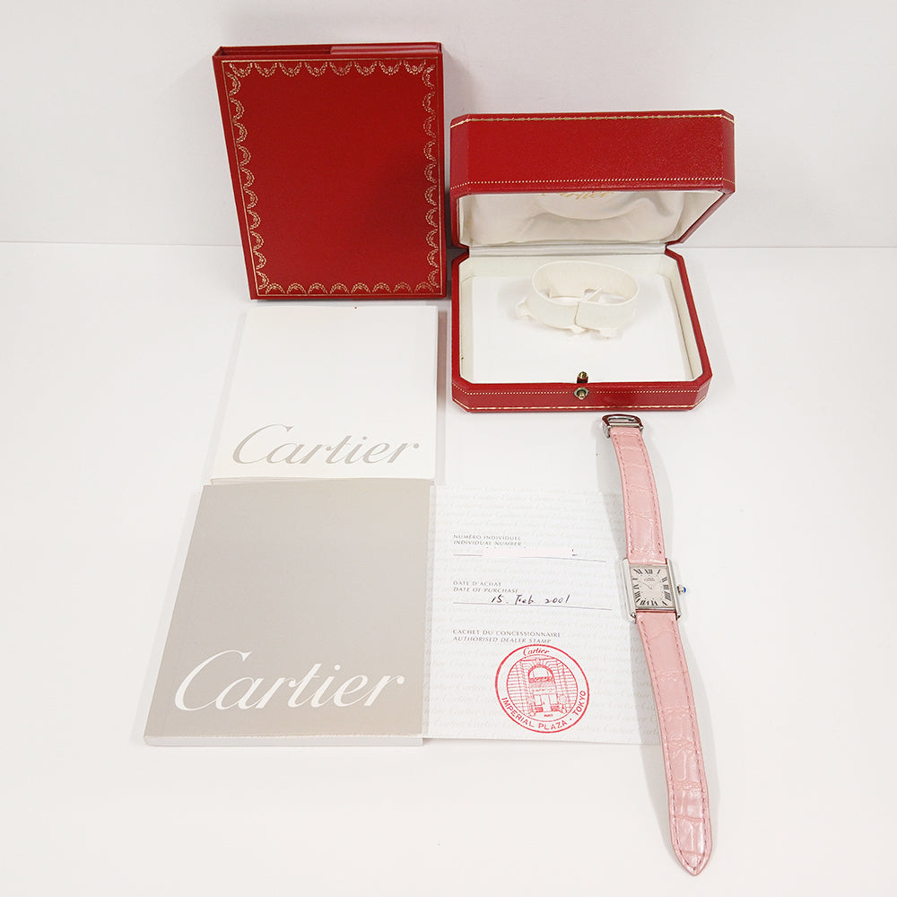 Cartier Tank Must 22mm Quartz Sterling Silver W1016130